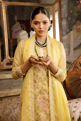 3 Piece Embroidered Swiss Voile Unstitched Suit with Embroidered Chiffon Dupatta and Inner LSV-42014