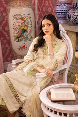 3 Piece Embroidered Swiss Voile Unstitched Suit with Embroidered Chiffon Dupatta and Inner LSV-42021