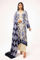 3 Piece Unstitched Printed Linen Suit LT-42010