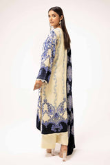 3 Piece Unstitched Printed Linen Suit LT-42010