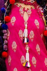 3 Piece Unstitched Printed Linen Suit LT-42011