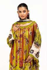 3 Piece Unstitched Printed Linen Suit LT-42012
