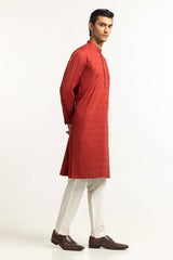 Maroon Basic Kurta KR-PLN24-017