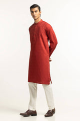Maroon Basic Kurta KR-PLN24-017
