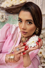 3 Piece Jacquard Unstitched Suit with Dupatta and Inner MJ-42001