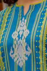 3 Piece Unstitched Embroidered Jacquard Suit MJ-42051