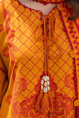 3 Piece Unstitched Jacquard Suit MJ-42054
