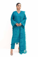 3 Piece Unstitched Jacquard Suit MJ-42056