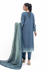3 Piece Unstitched Jacquard Suit MJ-42059