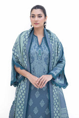 3 Piece Unstitched Jacquard Suit MJ-42059