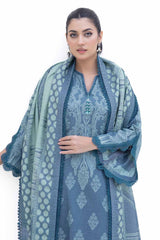 3 Piece Unstitched Jacquard Suit MJ-42059