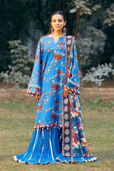 3 Piece Unstitched Printed Lawn Suit CL-52424