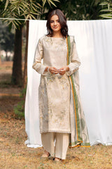 3 Piece Unstitched Printed Lawn Suit CL-52428