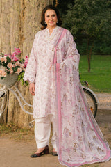 3 Piece Unstitched Printed Lawn Suit with Printed Chiffon Dupatta BM-52031