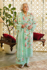 3 Piece Unstitched Printed Lawn Suit CL-52198 A