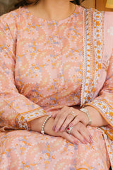 3 Piece Unstitched Printed Lawn Suit CL-52380 B