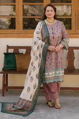 3 Piece Unstitched Printed Lawn Suit CL-52378 A