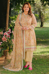 3 Piece Unstitched Printed Chiffon Dupatta BM-52006