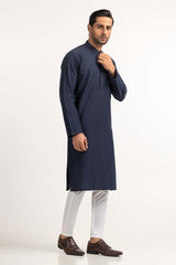 Navy Blue Basic Kurta KR-PLN24-009