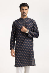 Navy Blue Styling Kurta KR-PLN24-027