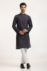 Navy Blue Styling Kurta KR-PLN24-027