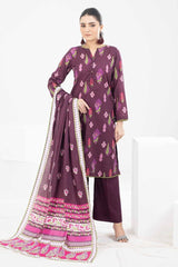 3 Piece Unstitched Printed Lawn Suit NR-32031