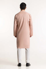 Pastel Peach Embroidered Kurta KR-EMB24-027
