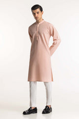 Pastel Peach Embroidered Kurta KR-EMB24-027