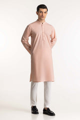 Pastel Peach Embroidered Kurta KR-EMB24-027