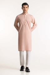 Pastel Peach Embroidered Kurta KR-EMB24-027