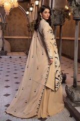 3 Piece Embroidered Lawn Unstitched Suit with Embroidered Chiffon Dupatta PM-42012