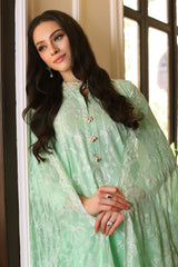 3 Piece Embroidered Lawn Unstitched Suit with Embroidered Chiffon Dupatta PM-42022