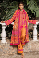 3 Piece Unstitched Printed Khaddar Suit K-52025