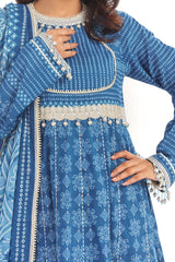3 Piece Unstitched Printed Lawn Suit CL-52412 B