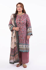 3 Piece Unstitched Printed Lawn Suit CL-52378 A