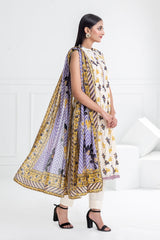 3 Piece Unstitched Printed Lawn Suit CL-52455