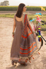 3 Piece Unstitched Embroidered Printed Lawn Suit CL-52658