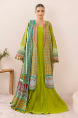 3 Piece Unstitched Embroidered Lawn Suit CL-52639