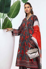 3 Piece Lawn Printed Unstitched Suit CL-32454
