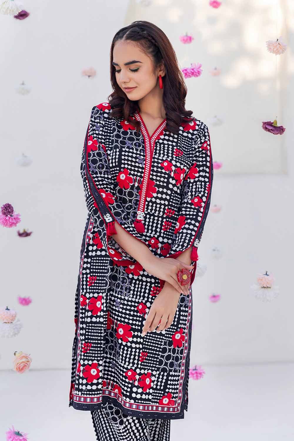 2 Piece Printed Cambric Unstitched Suit TCN-32001