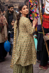 3 Piece Lawn Unstitched Foil Printed Suit CL-32446 B