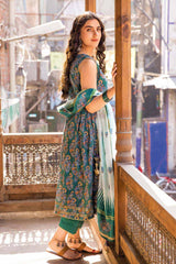 3 Piece Lawn Unstitched Foil Printed Suit CL-32238 A