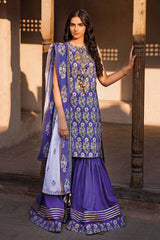 3 Piece Lawn Unstitched Foil Printed Suit CL-32238 B