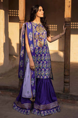 3 Piece Lawn Unstitched Foil Printed Suit CL-32238 B