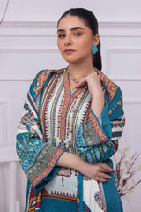 3 Piece Printed Cotail Unstitched Suit with Printed Cotail Dupatta WNS-32251 A