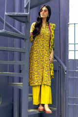 3 Piece Printed Dobby Linen Unstitched Suit LT-32022 A
