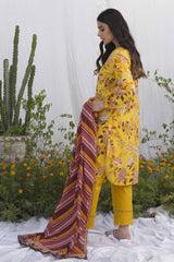 3 Piece Printed Lawn Unstitched Suit CL-32544