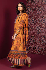 3 Piece Cotton Linen Unstitched Suit K-32006