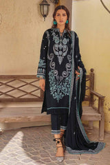 3 Piece Embroidered Linen Unstitched Suit with Embroidered Linen Dupatta RC-32001