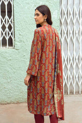 3 Piece Digital Printed Linen Unstitched Suit LT-32010 B